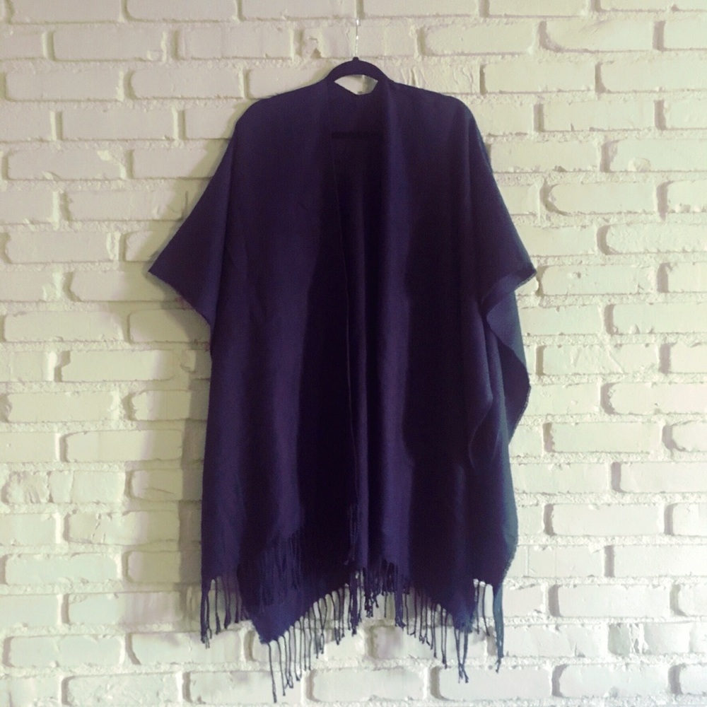 Navy blue shawl